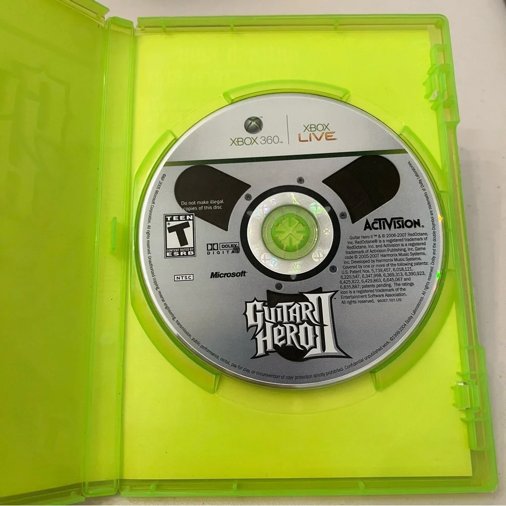 Xbox 360 Guitar Hero II Video Game